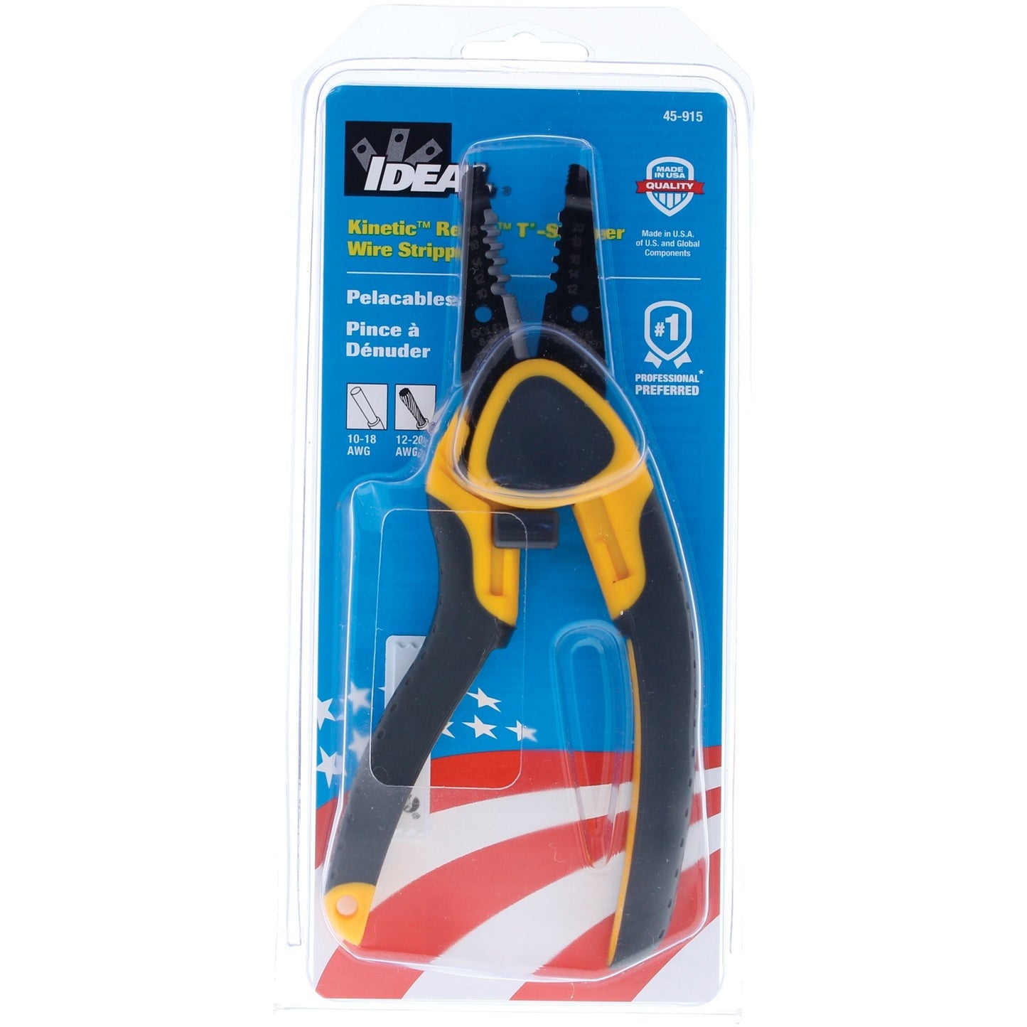 IDEAL 45-915 Kinetic Reflex T-Stripper Wire Stripper