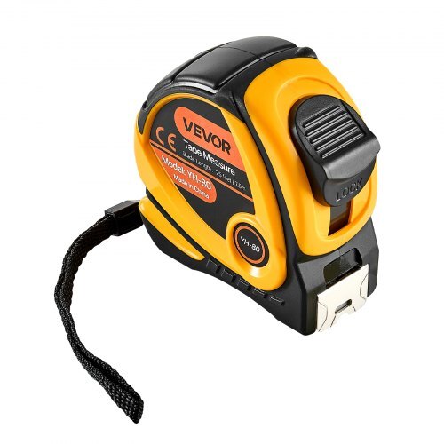 Tape Measure 25 ft Length, Measuring Tape with Retractable, Imperial and Metric ft/m Dual-Scale & ABS Case & Easy Read Steel Measurement Tool, for Outdoor,Decoration