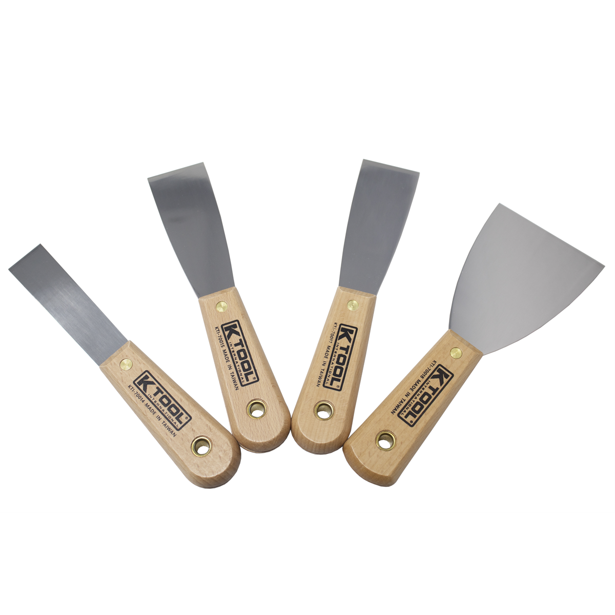 K Tool International Scaper/Putty Knife Set 4 Piece