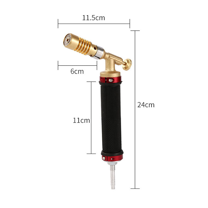 Liquefied Propane Gas Electronic Ignition Welding Torch Machine Equipment with 2.5M Hose for Soldering Weld Cooking Heating All copper welding torch
