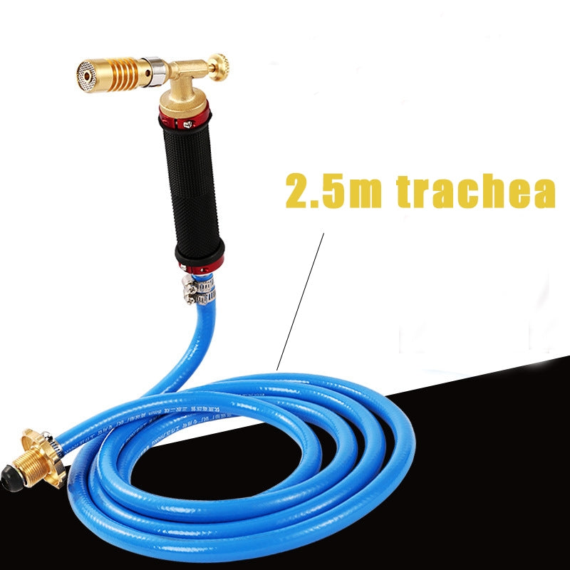 Liquefied Propane Gas Electronic Ignition Welding Torch Machine Equipment with 2.5M Hose for Soldering Weld Cooking Heating All copper welding torch