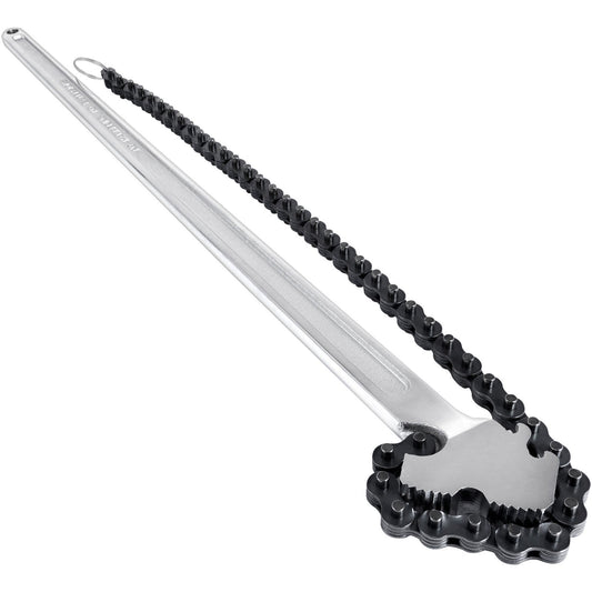 VEVOR 24inch Chain Wrench Carbon Steel Chain Pipe Wrench Heavy Duty 6.7 inch Diameter Capacity Chain Strap Filter Wrench